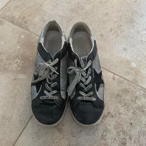Golden Goose Black and Gray Sneakers